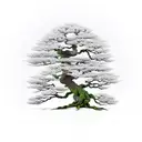 bonsai tree  tattoo design idea