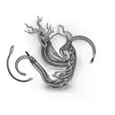 cobra on biceps tattoo design idea