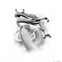 cobra on biceps tattoo design idea