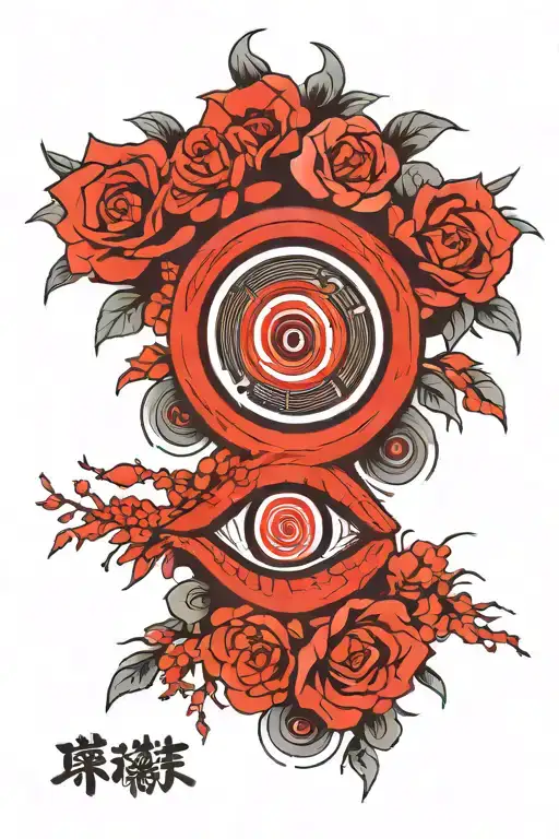 sharingan eyes sleeve tattoo tattoo design idea