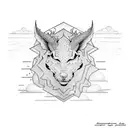 2000 with a sunrise tattoo design idea