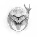 khonsu moon god knight tattoo design idea