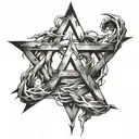 anarchy symbol tattoo design idea