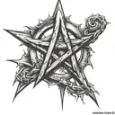 anarchy symbol tattoo design idea