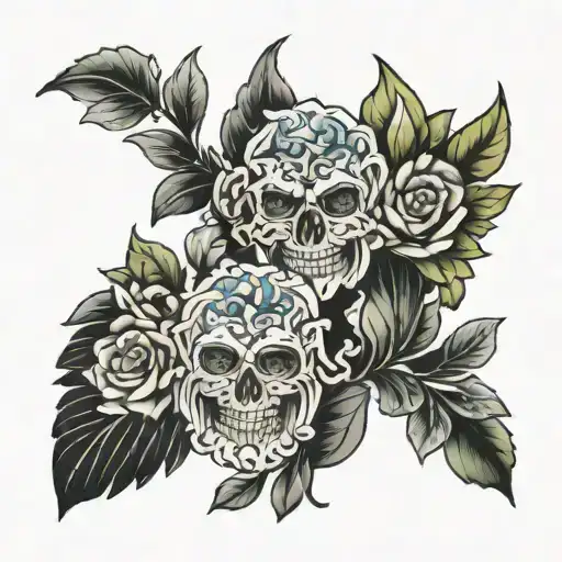 Elaine's nan & pop tattoo tattoo design idea