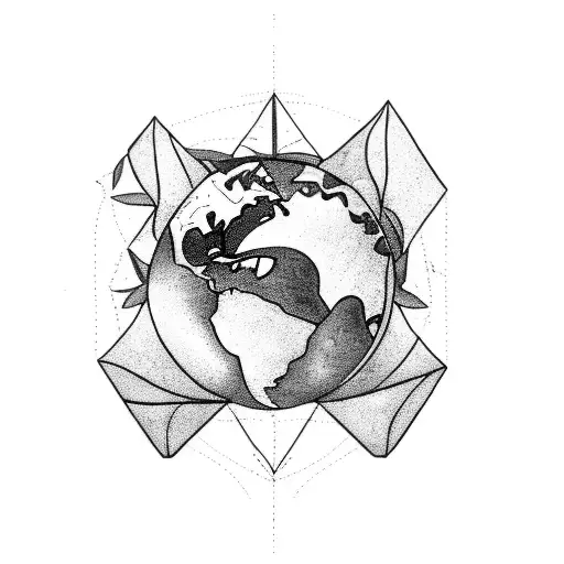 Mother Earth  tattoo design idea