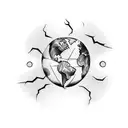 Mother Earth  tattoo design idea