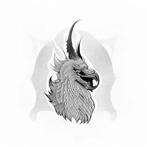 Griffin tattoo design idea