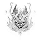 Griffin tattoo design idea