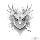 Griffin tattoo design idea