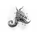 Griffin tattoo design idea