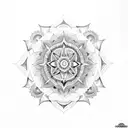 chakra mandala on shoulder tattoo tattoo design idea