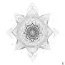 chakra mandala on shoulder tattoo tattoo design idea