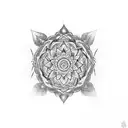 chakra mandala on shoulder tattoo tattoo design idea