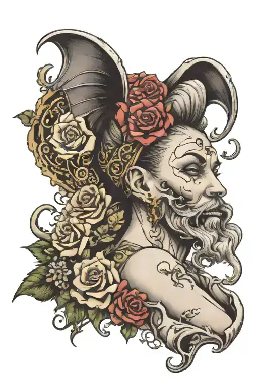 tattoo as a reminder that whether you are rich or poor is not important, since the end is the same for everyone tattoo design idea