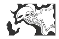 Alien smoking weed tattoo design idea