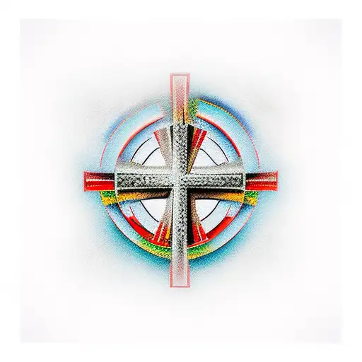 Christian Cross tattoo design idea
