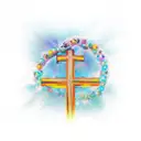 Christian Cross tattoo design idea