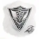 Shield tattoo design idea