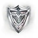 Shield tattoo design idea