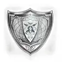 Shield tattoo design idea
