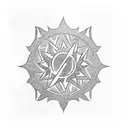 Naruto leaf village symbol, with L,K,T tetters   tattoo design idea