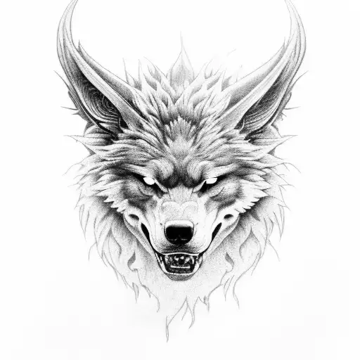 fenrir tattoo design idea