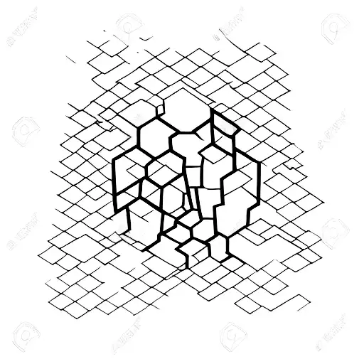 Honey pot and sugar cubes  tattoo design idea