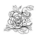 Fern Tree tattoo design idea