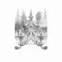 Neverland tattoo design idea