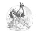 Neverland tattoo design idea