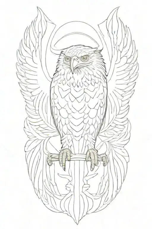 Habsburg Eagle tattoo design idea