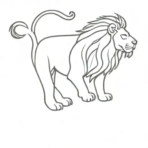 Czech Lion tattoo design idea