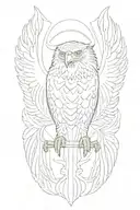 Habsburg Eagle tattoo design idea