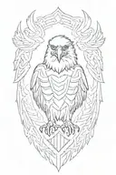 Habsburg Eagle tattoo design idea