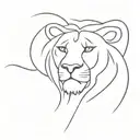 Czech Lion tattoo design idea