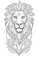 Czech Lion tattoo design idea