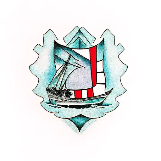 ireland canada scenic tattoo design idea