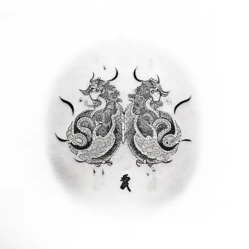 M I P G tattoo design idea