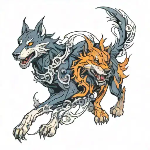 cerberus tattoo design idea
