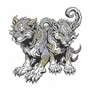 cerberus tattoo design idea