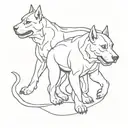 cerberus tattoo design idea