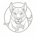 cerberus tattoo design idea