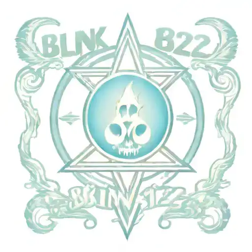 Blink 182 logo with San Diego feel tattoo design idea