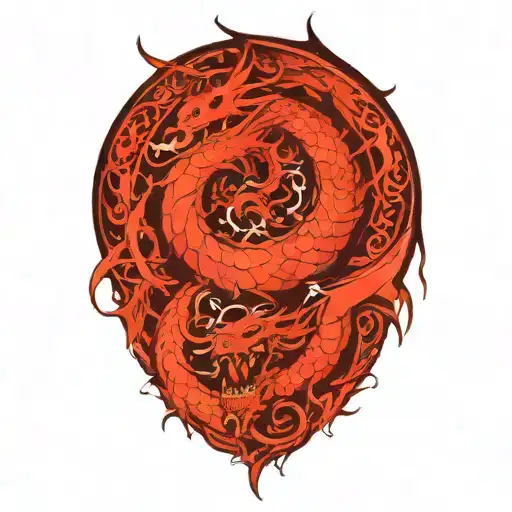 dragon tattoo tattoo design idea