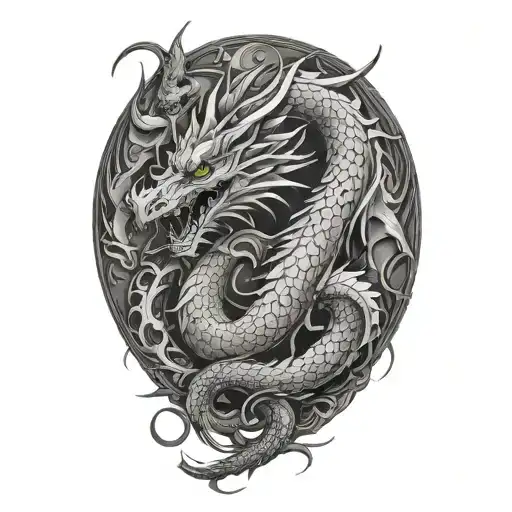 dragon tattoo tattoo design idea