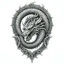 dragon tattoo tattoo design idea