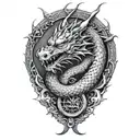 dragon tattoo tattoo design idea