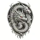 dragon tattoo tattoo design idea