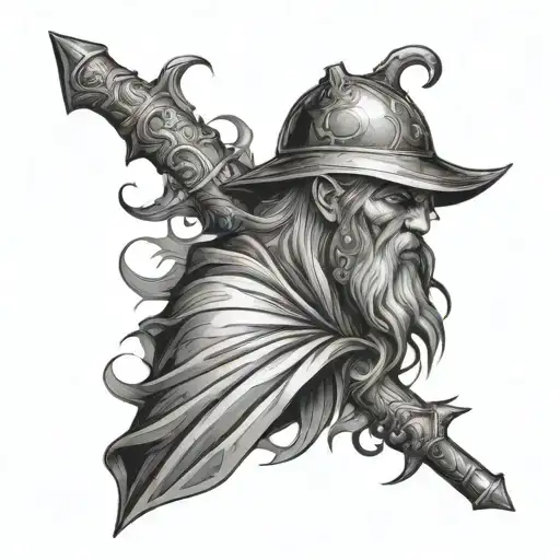 Generate a greyscale anti-captialist tattoo design tattoo design idea